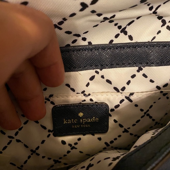 Kate Spade Navy Mini Leather Crossbody Purse - Picture 5 of 8